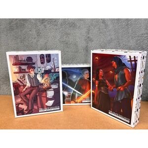 OwlCrate Exclusive 300pc Puzzle Set Moony Dreamer Elias & Laia Bookish Art